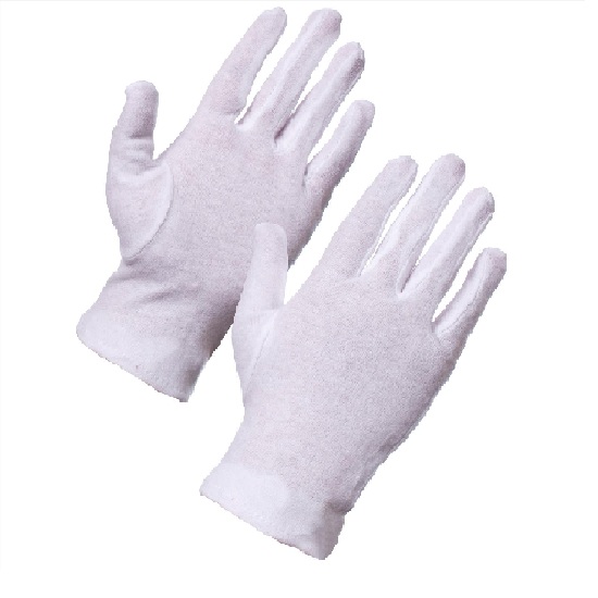 Gang tay cotton trắng